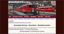 Desktop Screenshot of blog.eisenbahn-europa.de