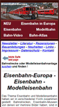 Mobile Screenshot of blog.eisenbahn-europa.de
