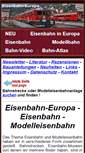 Mobile Screenshot of eisenbahn-europa.de
